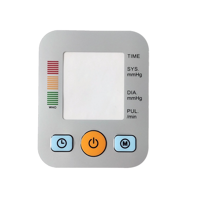 制作亚克力薄膜控制面贴 电子血压计设备PET控制面板