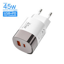45W���Ȧƴɫpd20w��ͷA+C�� qc3.0�������ŷ��Ӣ���ʽ��ͷ