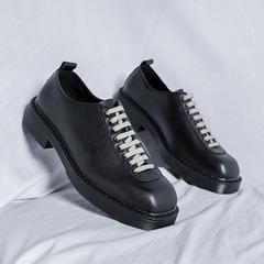 Autumn fashion casual small leather shoes for men Korean style British suits business men's shoes new Hong Kong trend shoes 20189-R