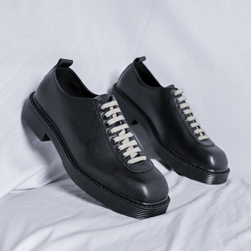 Autumn fashion casual small leather shoes for men Korean style British suits business men's shoes new Hong Kong trend shoes 20189-R