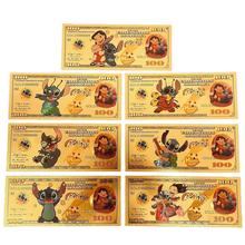 经典美漫 星际宝贝纪念钞 史迪仔金钞 直播礼品收藏纪念品