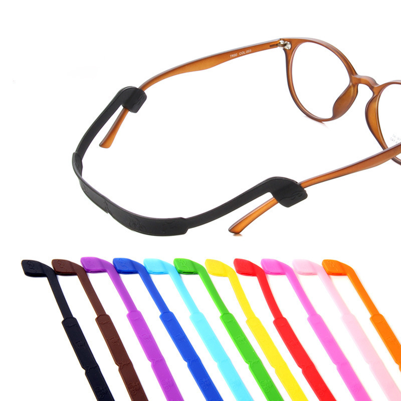 Sports silicone glasses protective rope silicone wide thick rope fixed strap lanyard drifting non-slip basketball glasses belt Sports silicone glasses protective rope silicone wide thick rope fixed strap lanyard drifting non-slip basketball glasses belt