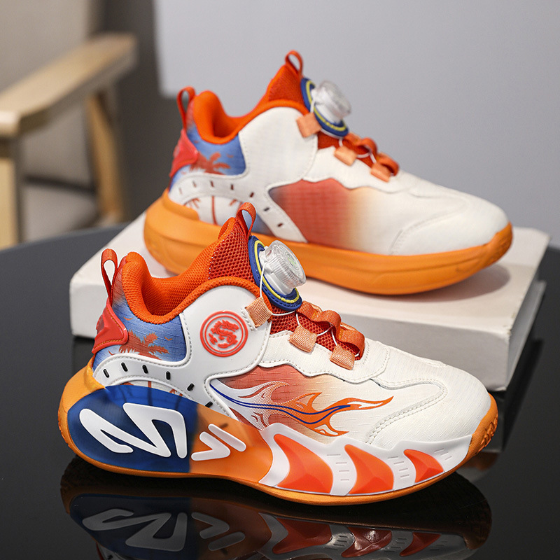 Autumn mesh non-slip basketball children's fashionable sneakers for…