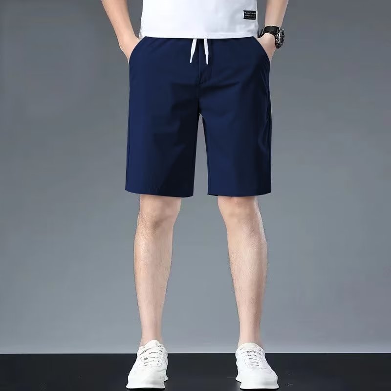 24 colores personalizados logotipo japonés pantalones cortos para hombres de verano delgados deportivos casuales sueltos ventilados para hombres