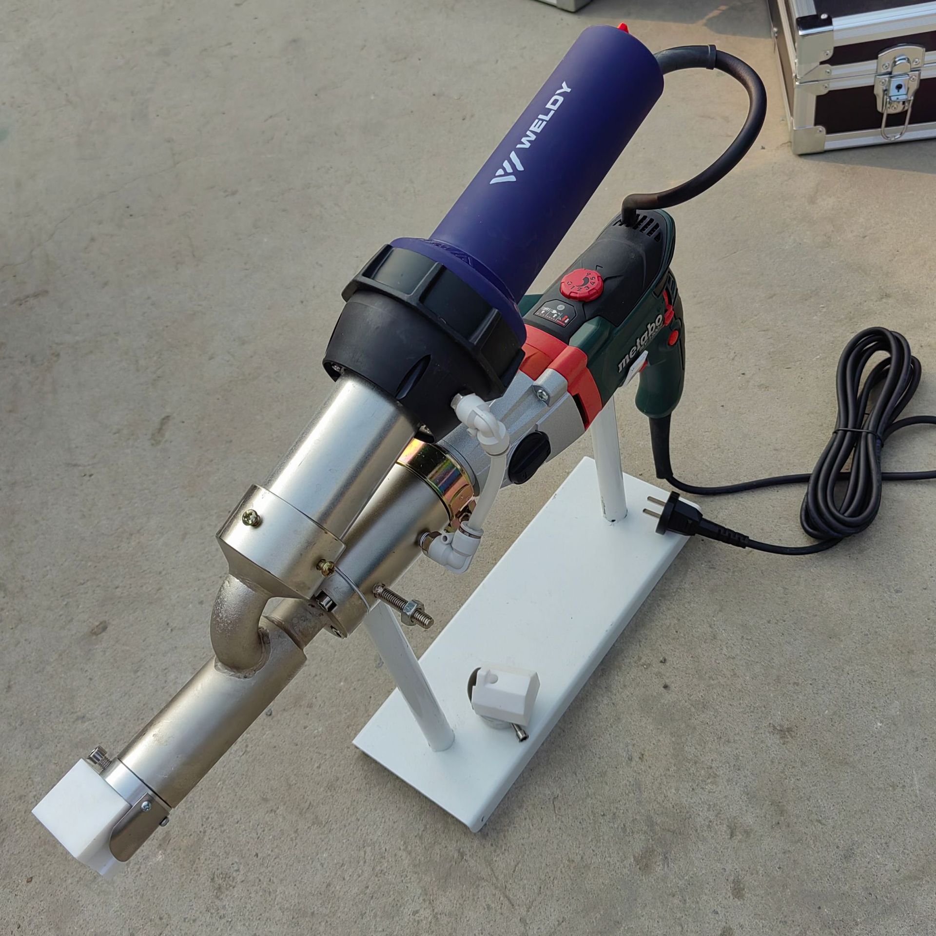 PP手提式挤出焊枪 塑料挤出焊枪 PE手提自动挤压热风焊枪塑料焊机