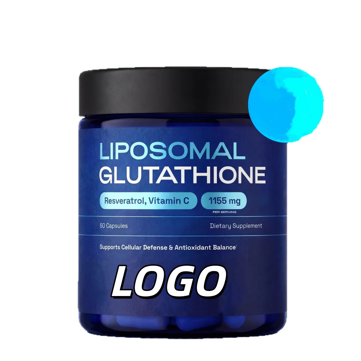 Liposomal glutathione capsules (original label) 60 capsules