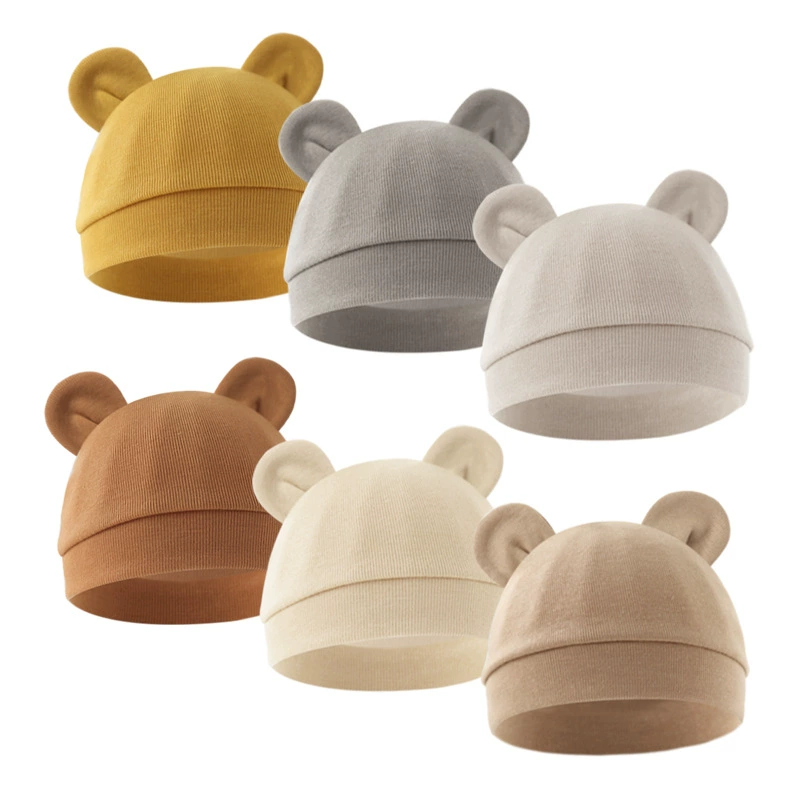 2024 внешнеторгового малыша Микки ушей шляпа плода шапка для младенцев весной и летом