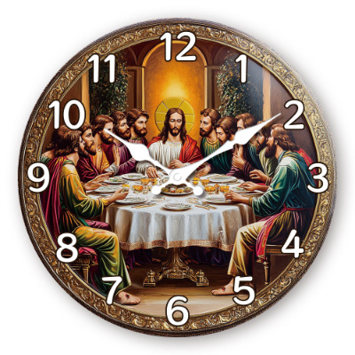 12 pulgadas fabricantes transfronterizos personalidades retro dibujos animados reloj de madera MDF silencioso decoración reloj de cuarzo