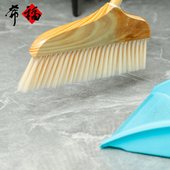 Soft bristle solid wood single broom, new strong widened broom for home use, wooden cleaning sweeping broom wholesale