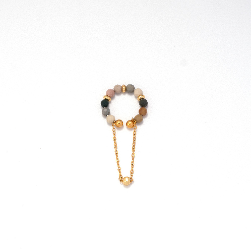 4g Weight Ear Cuffs Classification 1 Piece Quantity Holiday, Daily Occasion 303 Stainless Steel, natural stone Material Geometric Pattern All Seasons Season Women's Gender Plating Design Simple Style, Classic Style Style 1 Piece Simple Style Classic Style Geometric Plating 303 Stainless Steel Natural Stone Ear Cuffs 9