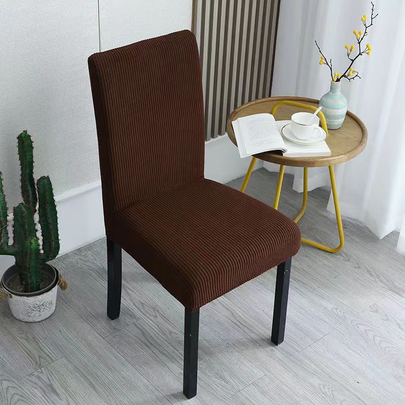 Cubierta de la silla cubierta de la silla elástica a cuadros cubierta de la silla de comedor universal casa hotel restaurante cubierta de asiento al por mayor