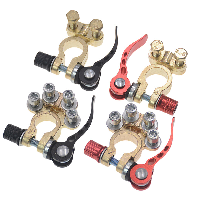 Ready Supply of Quick Disassembly Alloy Battery Card Head Battery Pile Head Terminal Block Thickeneded Card Head Multi-purpose Pile Head