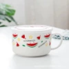 5,25 дюйма, с ручкой, с крышкой, Арбуз