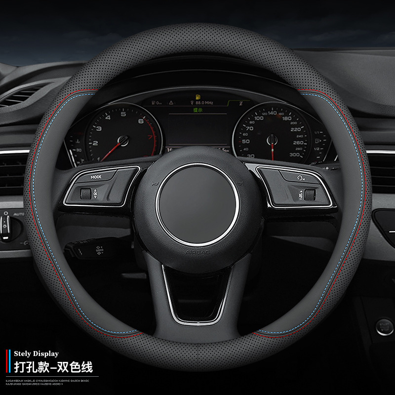 フォルクスワーゲン ステアリングホイールカバー Sagitar Tiguan Tanyue Magotan Tange Passat Touron 2025 Lavida Bora レザー|undefined