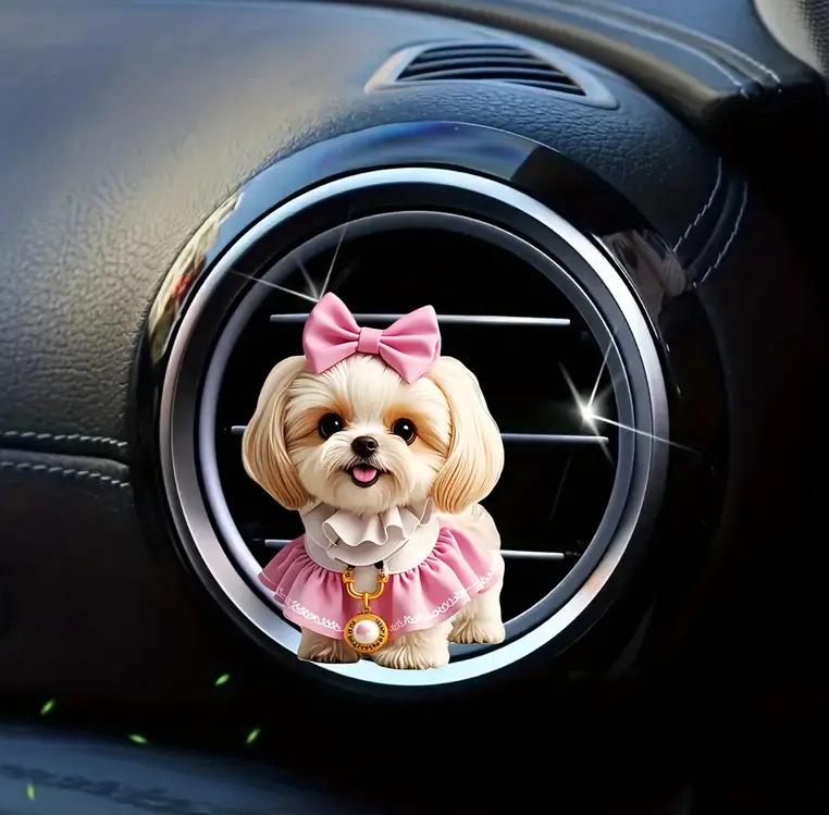 Comercio exterior transfronterizo suéter gatito productos acabados ventilador clips decoración de automóviles perfume adorable acrílico decoración impermeable image 24