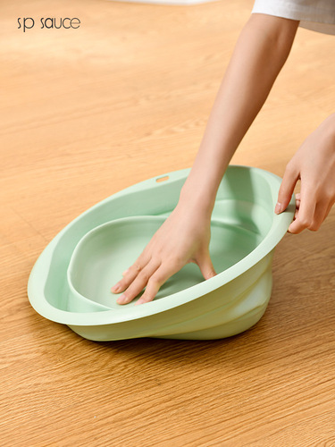 Telescopic foldable wash basin portable compression basin wash basin silicone travel ultra-light home basin