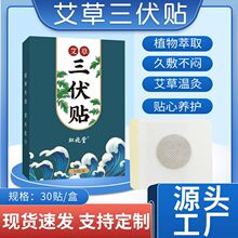 艾草三伏贴 贴三伏天艾草温灸贴家用穴点艾灸贴 三伏天艾灸贴代发