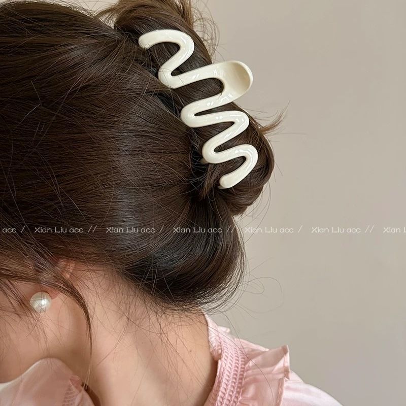 女性用ヘアピン、高級感のある韓国東大門と同じスタイルのヘアピン、後頭部のシャーククリップ、女性用ヘアアクセサリー|undefined