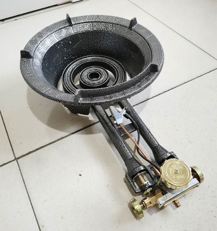 Estufa de fuego feroz Estufa de rejilla de gas natural de gas licuado comercial Estufa individual de gas Estufa de ahorro de energía doméstica de alta presión para restaurantes