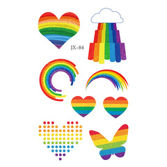 Disposable Tattoo Stickers Wholesale Glitter Series Party Event Temporary Cartoon Children's Waterproof Tattoo Stickers