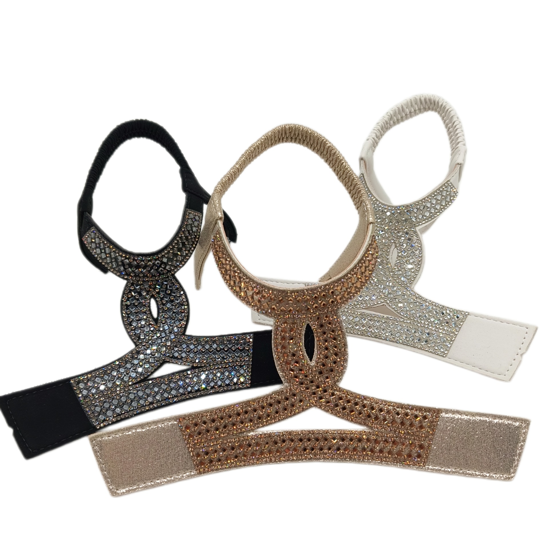 Fábrica directa de taladro caliente de diamante cruzado con sandalias superior semiacabado zapatos de tacones altos de estilo europeo y americano zapatos diy