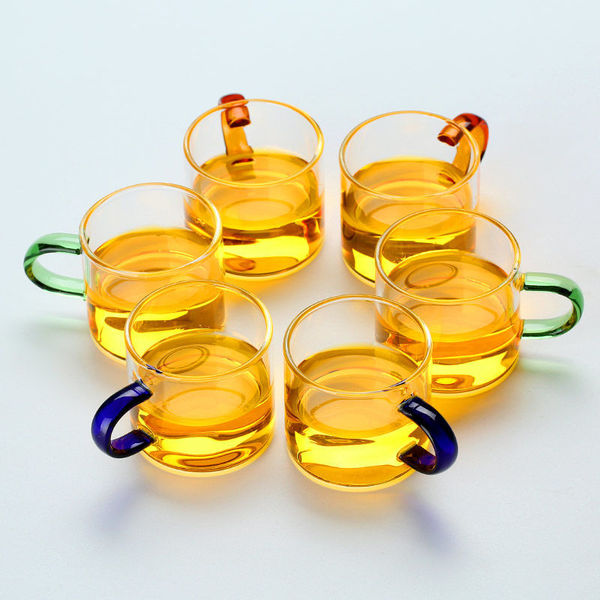 Glass coffee tea cup