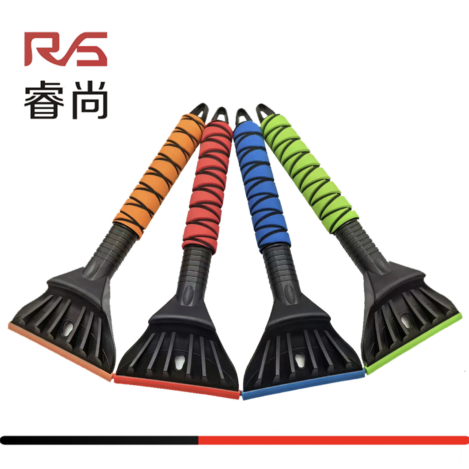 Pala de nieve desmontable multifunción, plástico resistente para hielo