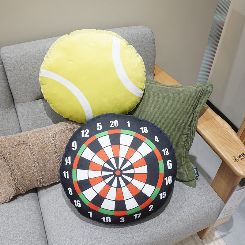 Simulación Baloncesto Rugby Voleibol Almohada Muñeca de trapo Juguete de peluche Cojín de sofá Accesorios de regalo para niños