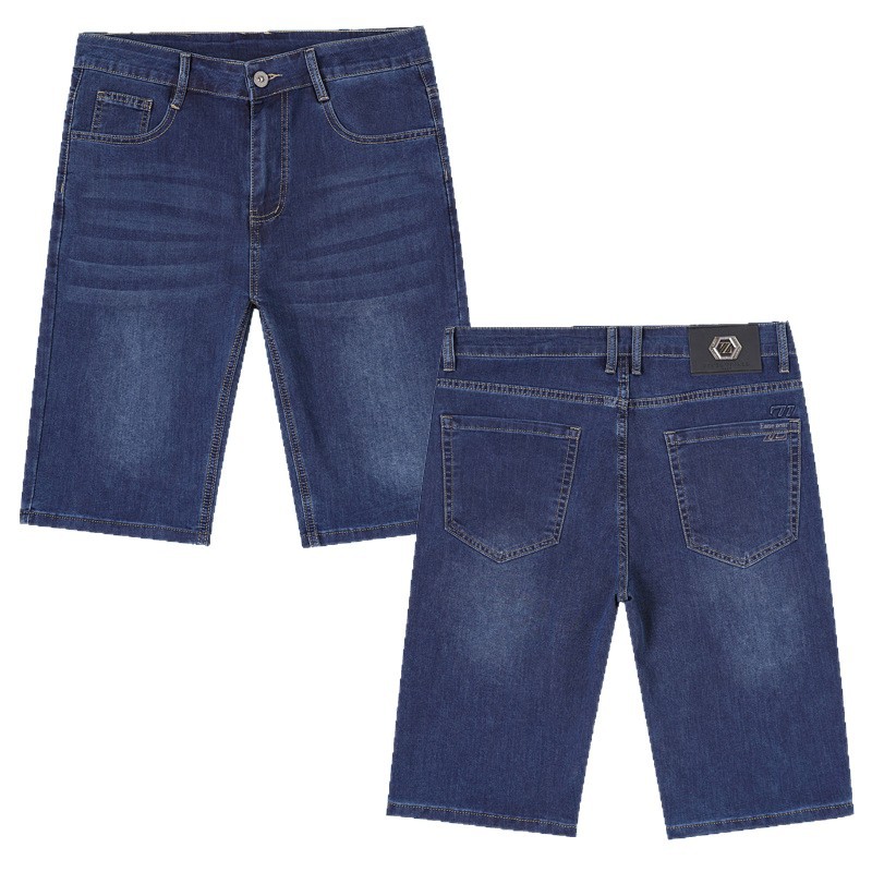 Carmunch Xintang Denim Summer Thin Denim Shorts Men's All-match Ice Oxygen Medium Pants Fashionbrand Loose Five-point breeches