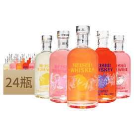 美时MEISHI威士忌柚子酒/芝士拿铁味朗姆果酒300ml*24洋酒配制酒