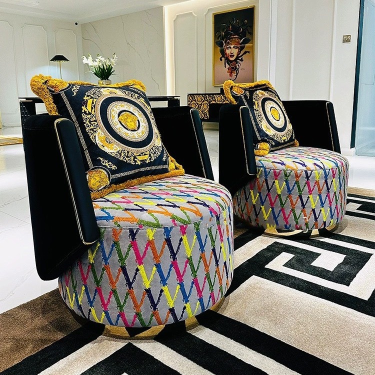 Italian light luxury designer sofa chair modern single chair luxury minimalist social media famous leisure home use design creative chair