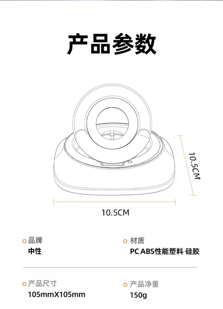 Hot-selling car phone holder, center console dashboard mount, rotatable and foldable car navigation bracket, factory direct sales