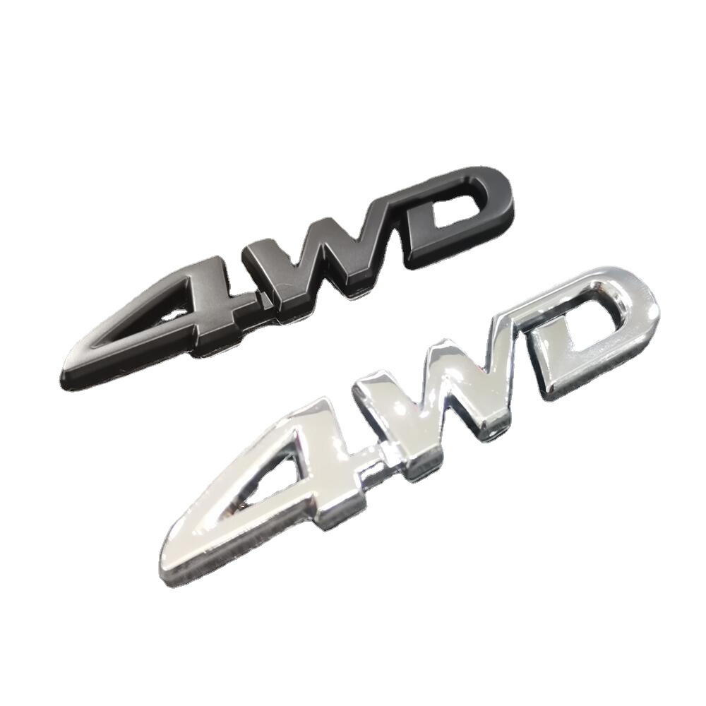 4WD 성능 수정 오프로드 금속 4 륜 구동 자동차 로고 자동차 꼬리 스티커 자동차 바디 스티커 장식 국경 핫 재고 도매