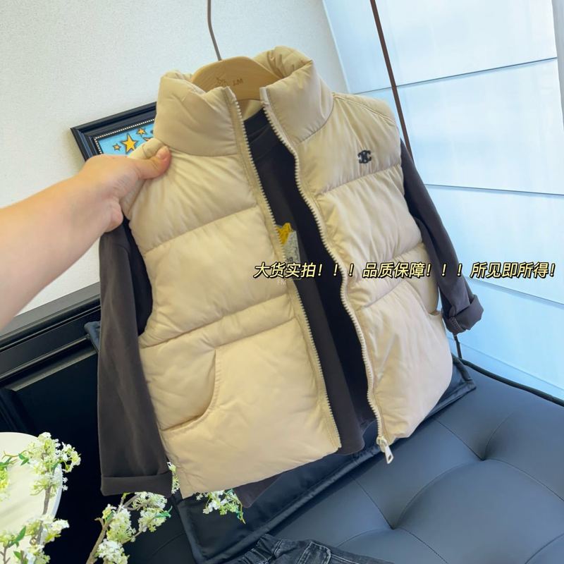 新款儿童印花羽绒棉马甲婴儿宝宝内外穿秋冬加厚背心代发微商外贸|undefined