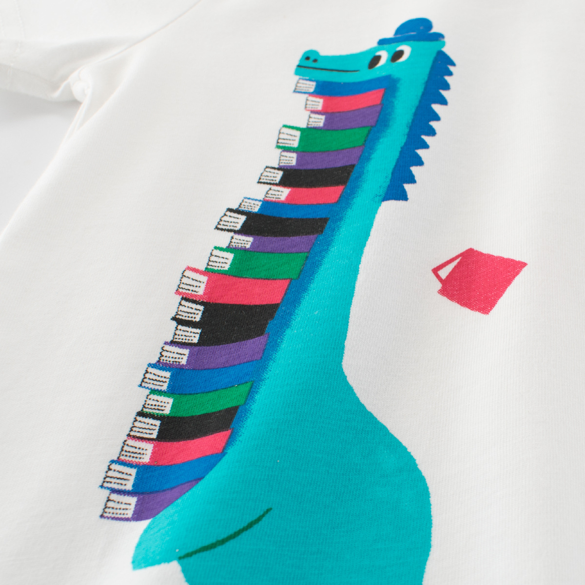 27kids ropa para niños camiseta de manga corta para niños nuevo estilo 2025 dibujos animados coreanos ropa de bebé de verano para niños al por mayor