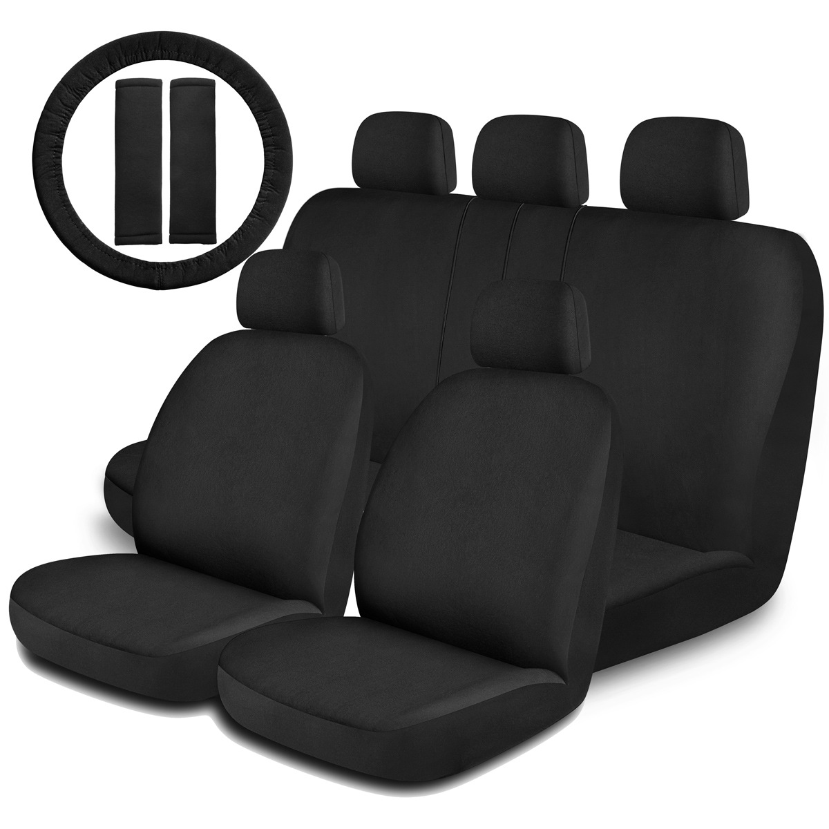 Car seat cover five seats polyester fabric selling general type_voghion.com