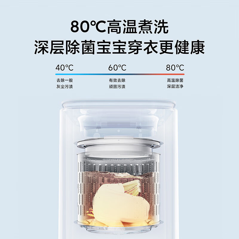 小米米家洗衣机迷你全自动3公斤Pro婴儿童高温煮洗除菌螨洗衣机|undefined