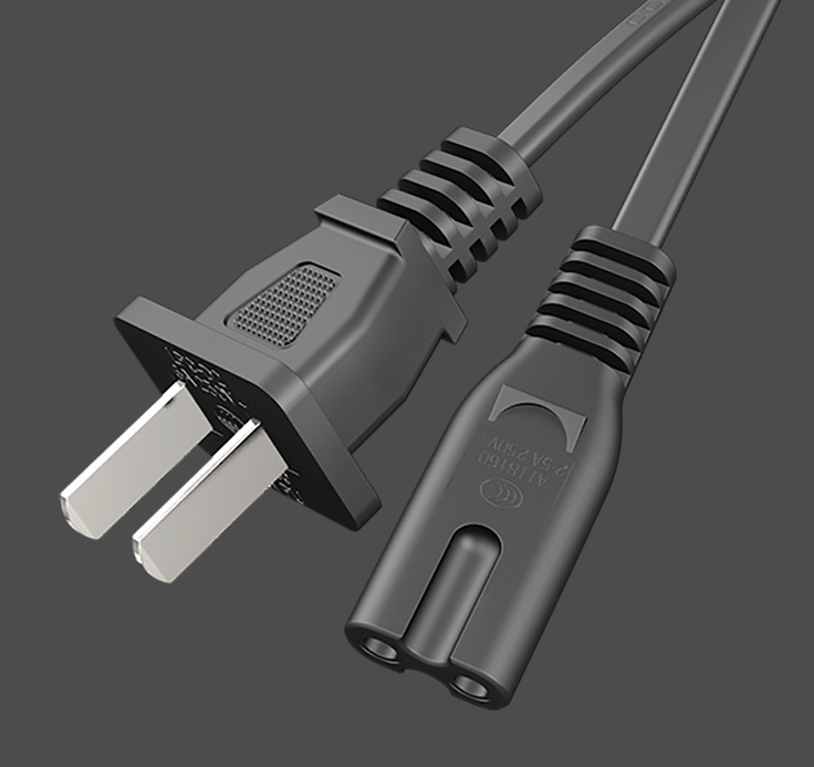 8-word power cord two-hole 8-word hp Deskjet 3638 4729 3838 4678 printer power cable