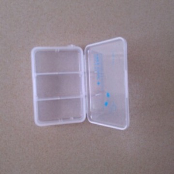 3格便携塑料药盒 工厂 三格药盒