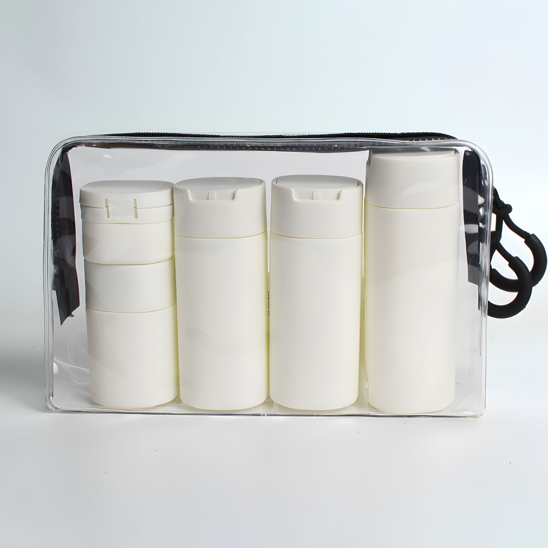 Sub-botellas de cosméticos TPU PE, sets de viaje, champús, geles de ducha, botellas vacías, botellas de loción, botellas de crema
