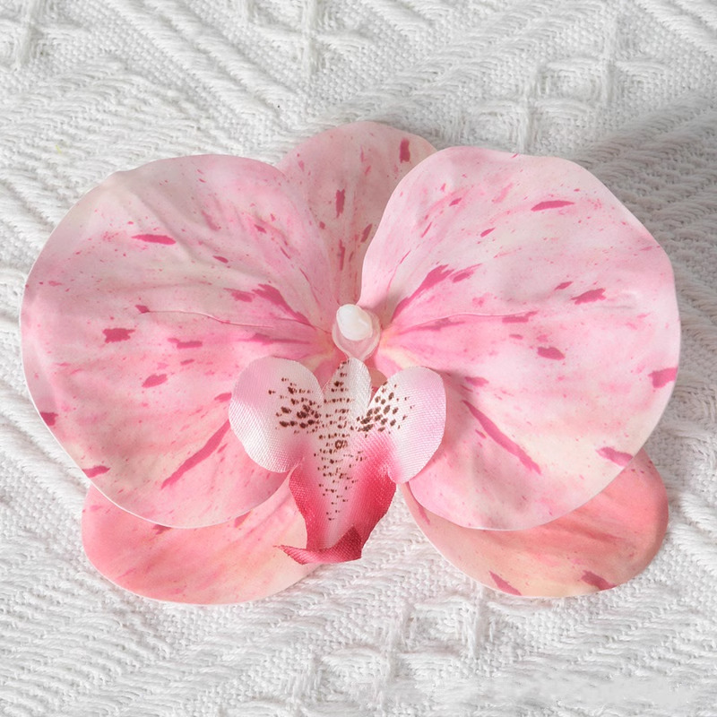 Butterfly Blue Edge clip para mujeres 2025 nuevo estilo de alto nivel flor lateral frange clip de pelo frente al mar clip de boca de pato clip de pelo toque