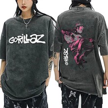 ŷ��230g��Washed Vintage Rock Band Gorillaz The Now Now Albu