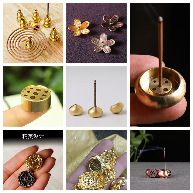 【Bulk Discount】 Copper Gourd Incense Holder Nine-Hole Incense Stand Mini Creative Water Drop Incense Rack Multi-Functional Incense Stand Incense Burner 【Bulk Discount】 Copper Gourd Incense Holder Nine-Hole Incense Stand Mini Creative Water Drop Incense Rack Multi-Functional Incense Stand Incense Burner