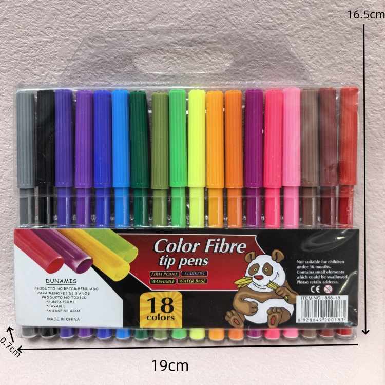 El fabricante produce útiles de arte para niños, bolígrafos de dibujo, bolígrafos de colores de 6, 12 y 24 colores, bolígrafos de acuarela para niños, bolígrafos de dibujo al por mayor.