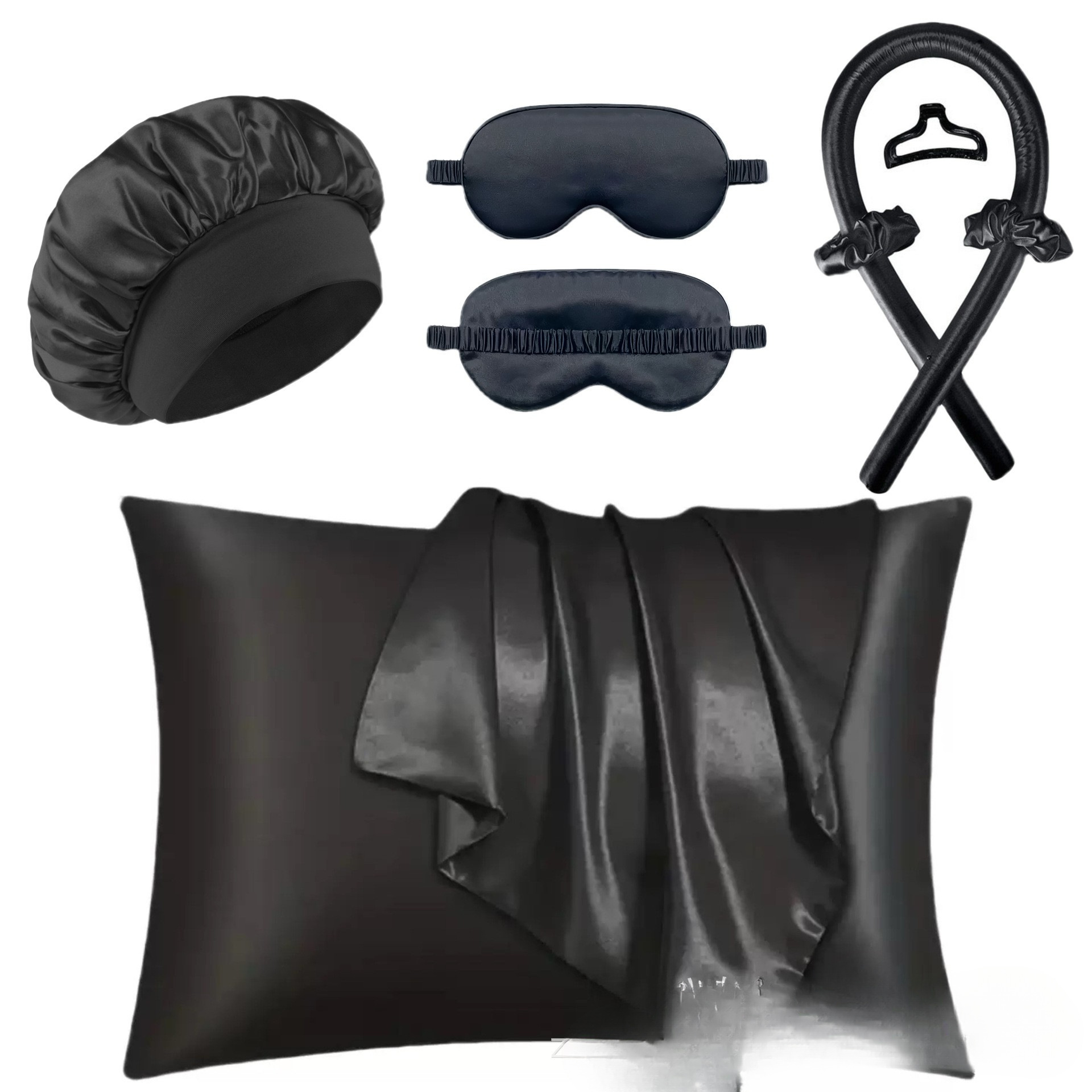 Transfronterizos Amazon venta caliente no caliente rizos varillas de pelo perezoso verano fresco sedoso multi-pieza juego rizos peluquería maquillaje dios