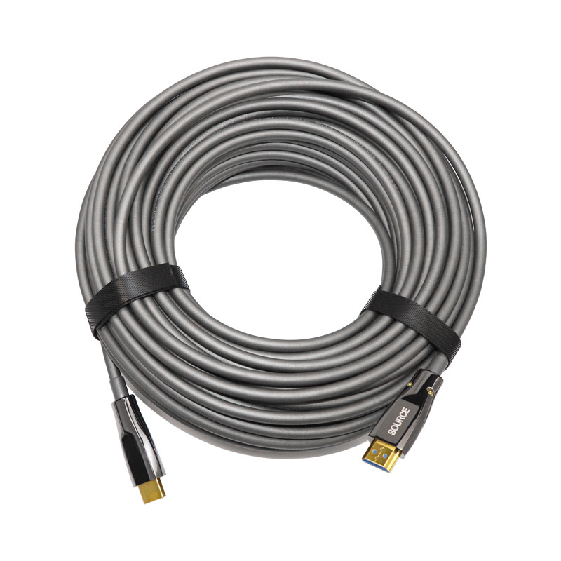 厂家直供HDMI2.0线 4k60Z光纤HDMI线 穿管铠装连接线 hdmi cable