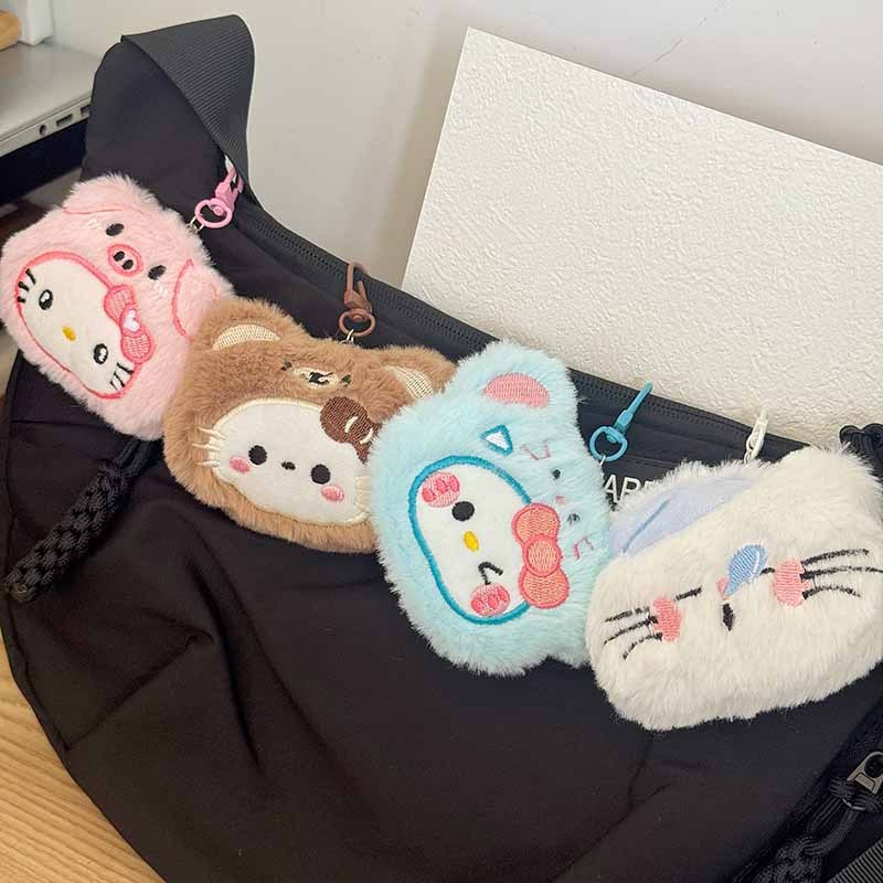 新款卡通黄油kt毛绒钥匙扣可爱玩偶包包挂饰挂件公仔学生少女礼品|undefined
