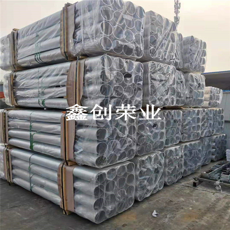 定制6005-T5铝方管 可焊接厚壁方铝管 氧化防腐处理卷布铝圆管