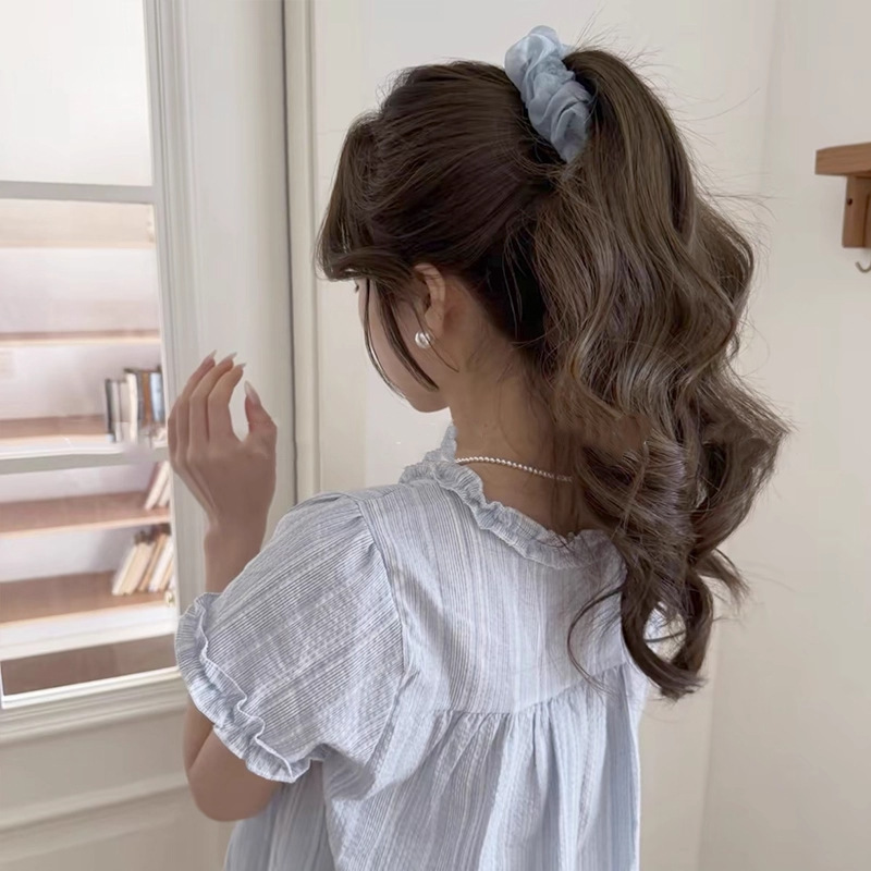 缎面一字香蕉夹女2025新款发夹头饰竖夹扎高马尾发夹百搭气质发饰|undefined