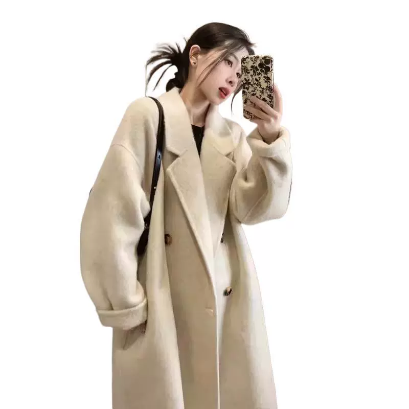  Woolen coat, woolen jacket, for teenagers, high-quality style, Korean style